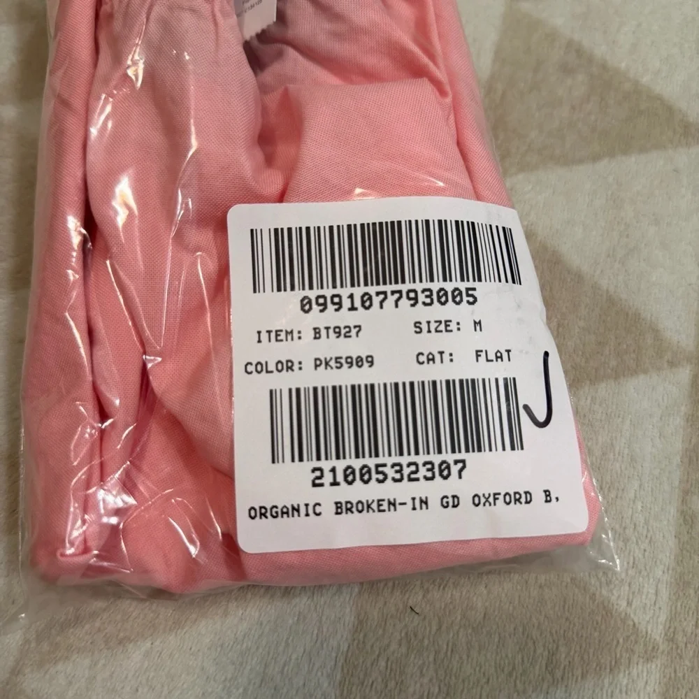J crew butter pink Boxer short in garment-dyed Broken-in organic cotton oxford